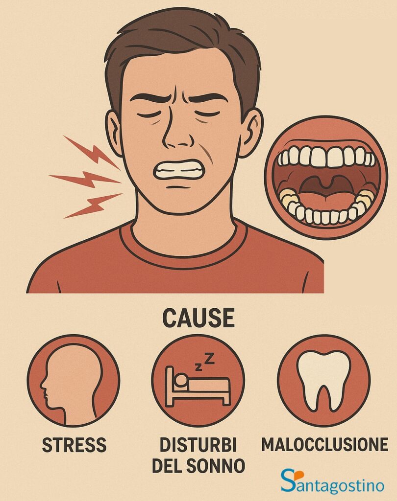 bruxismo santagostino monza